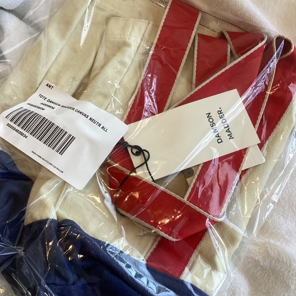 Damson Madder Embroidered Canvas Tote Bag Anthropologie NEW - Picture 4 of 12